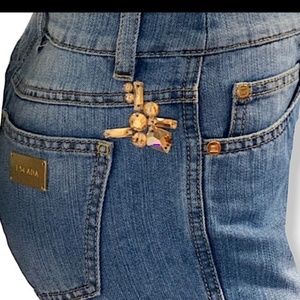 Escada embellished jeans